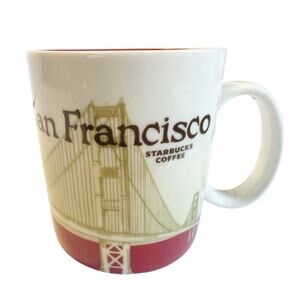 Starbucks Coffee '12 San Francisco Collectors Series Golden Gate Bridge 16oz Mug